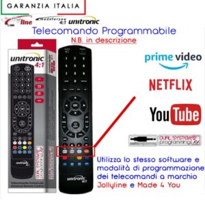 Telecomando Universale Programmabile 2:1 Unitronic